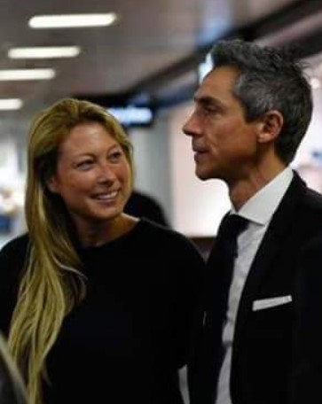 Cristina Mohler With Husband Paulo Sousa